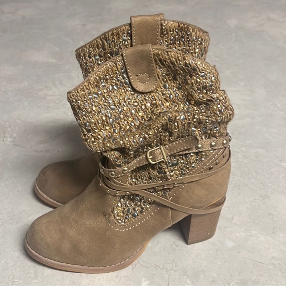 Sparkly rhinestone western boots